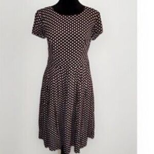 Talbots Black patterned Dress size 16P
